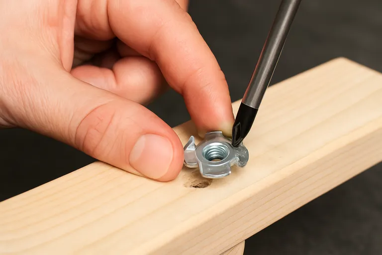 Hoe gebruik je een inslagmoer?